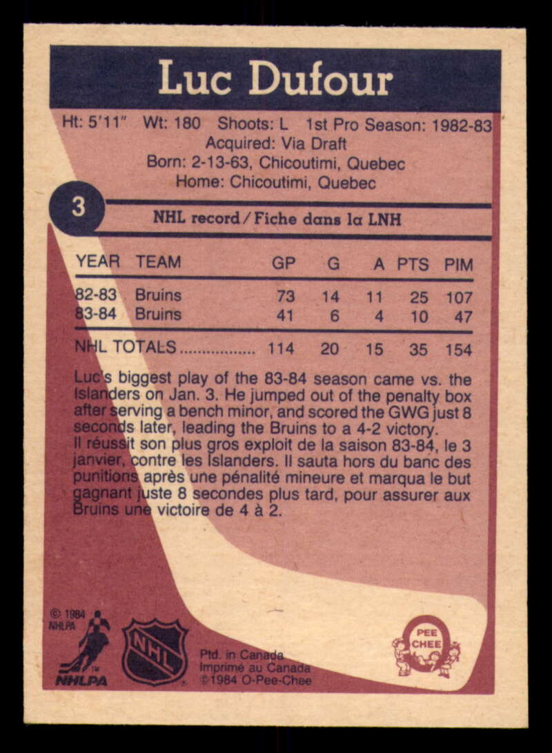 1984-85 O-Pee-Chee Hockey - #1 - #155 - Complete your set - Pick your card - Picture 13 of 495