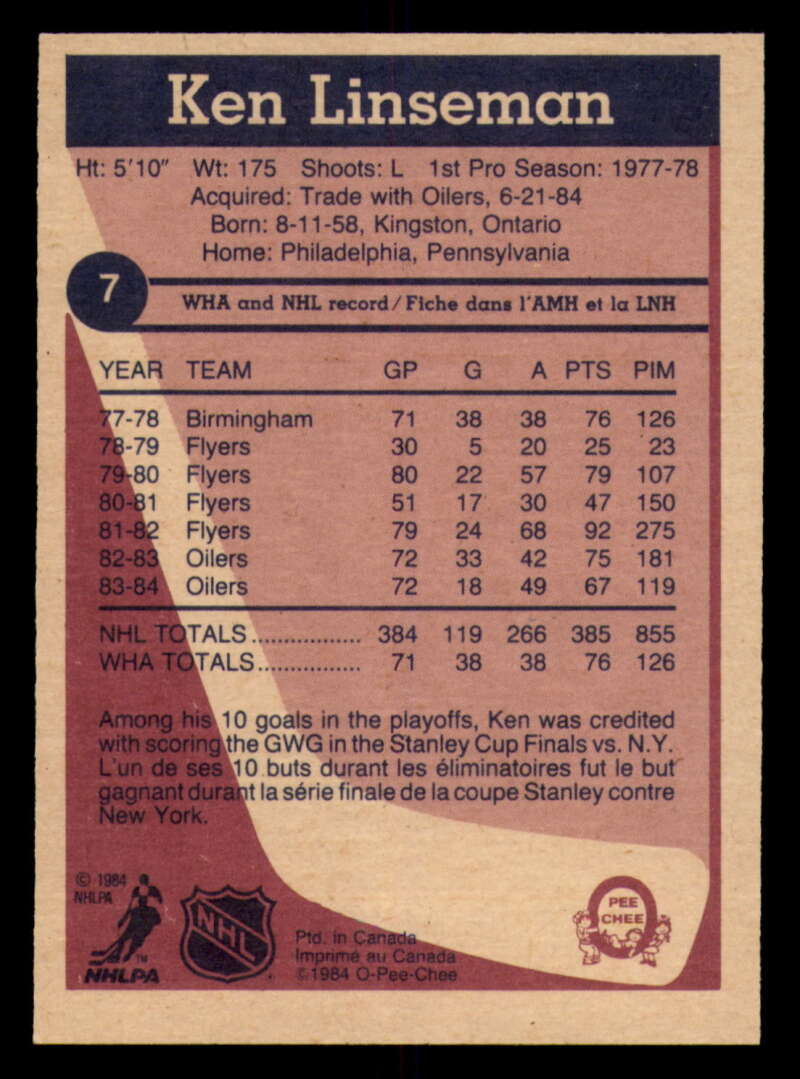 1984-85 O-Pee-Chee Hockey - #1 - #155 - Complete your set - Pick your card - Picture 27 of 495