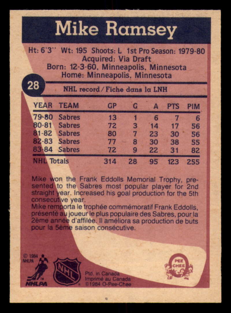 1984-85 O-Pee-Chee Hockey - #1 - #155 - Complete your set - Pick your card - Picture 85 of 495