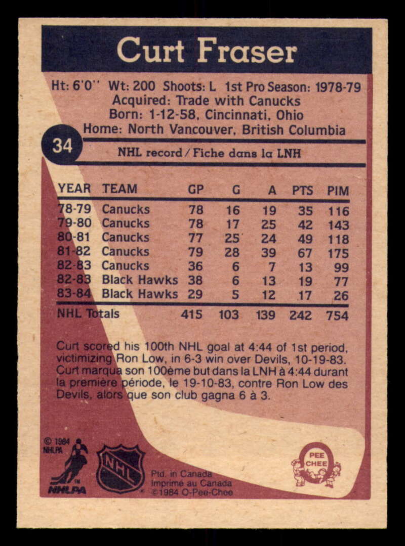 1984-85 O-Pee-Chee Hockey - #1 - #155 - Complete your set - Pick your card - Picture 107 of 495