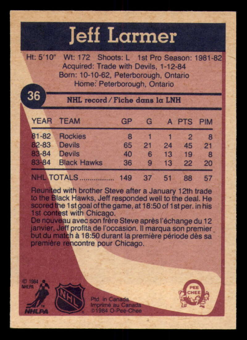 1984-85 O-Pee-Chee Hockey - #1 - #155 - Complete your set - Pick your card - Picture 113 of 495