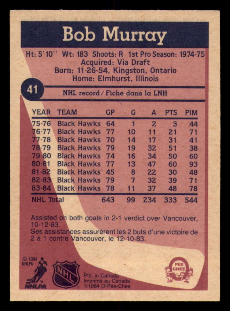 1984-85 O-Pee-Chee Hockey - #1 - #155 - Complete your set - Pick your card - Picture 131 of 495