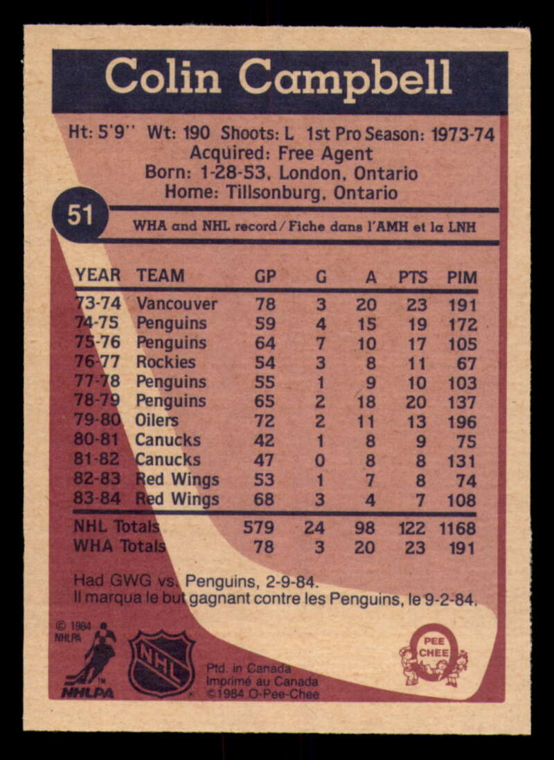 1984-85 O-Pee-Chee Hockey - #1 - #155 - Complete your set - Pick your card - Picture 165 of 495