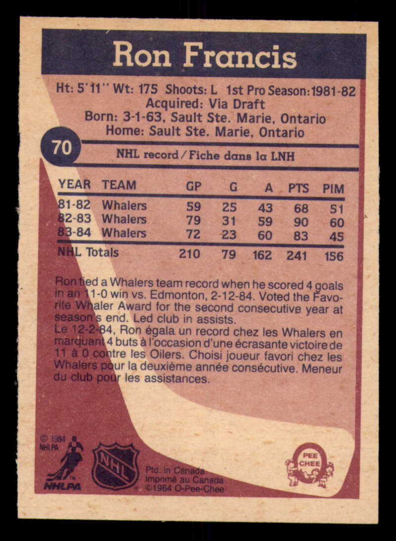 1984-85 O-Pee-Chee Hockey - #1 - #155 - Complete your set - Pick your card - Picture 229 of 495