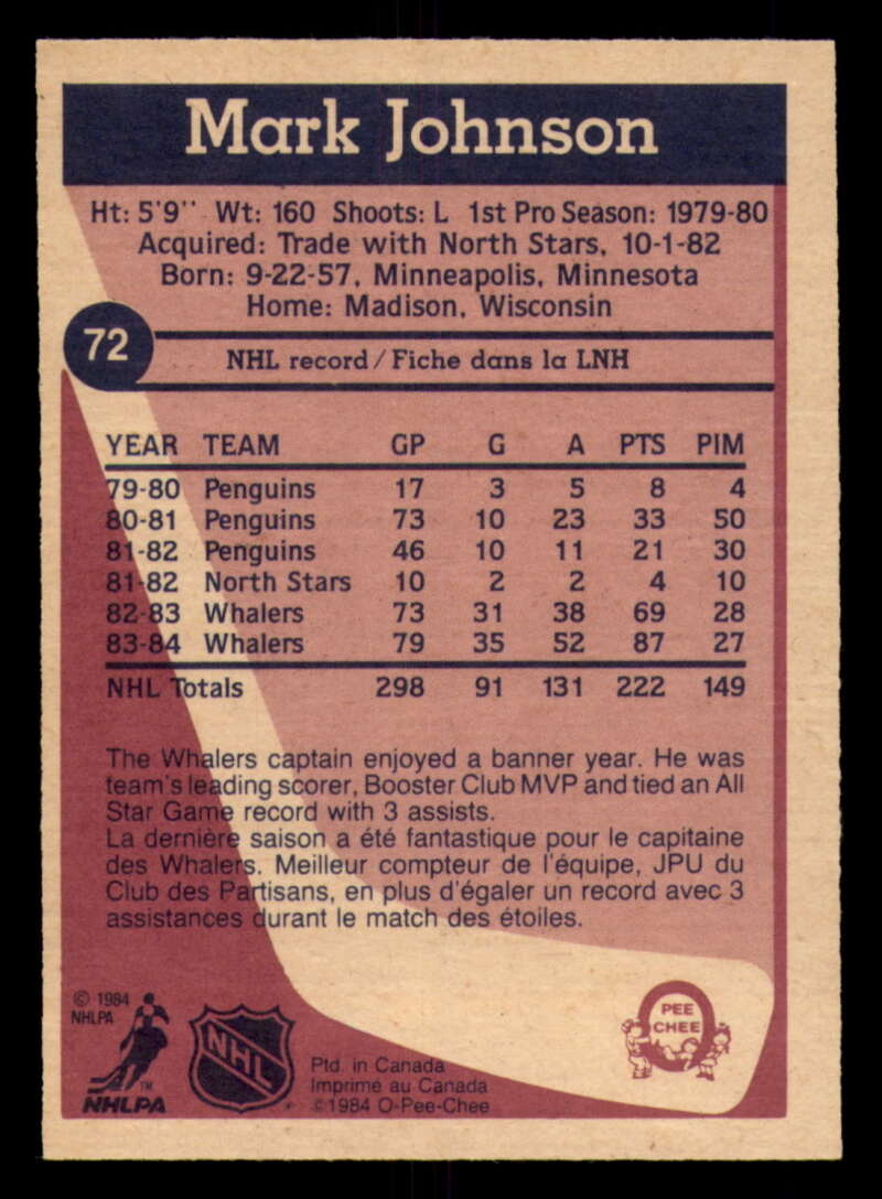 1984-85 O-Pee-Chee Hockey - #1 - #155 - Complete your set - Pick your card - Picture 237 of 495