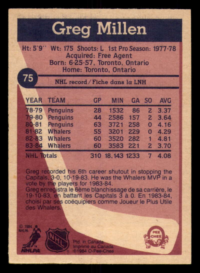 1984-85 O-Pee-Chee Hockey - #1 - #155 - Complete your set - Pick your card - Picture 251 of 495