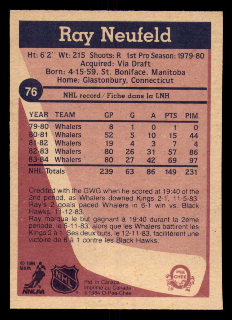 1984-85 O-Pee-Chee Hockey - #1 - #155 - Complete your set - Pick your card - Picture 257 of 495