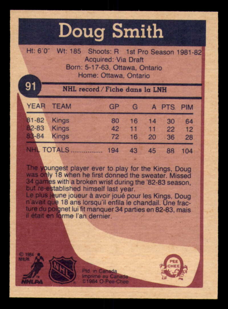 1984-85 O-Pee-Chee Hockey - #1 - #155 - Complete your set - Pick your card - Picture 307 of 495