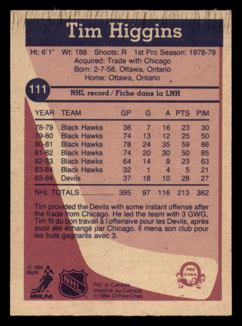 1984-85 O-Pee-Chee Hockey - #1 - #155 - Complete your set - Pick your card - Picture 373 of 495