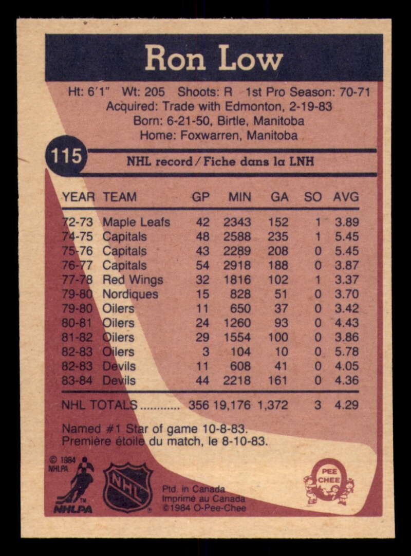 1984-85 O-Pee-Chee Hockey - #1 - #155 - Complete your set - Pick your card - Picture 389 of 495