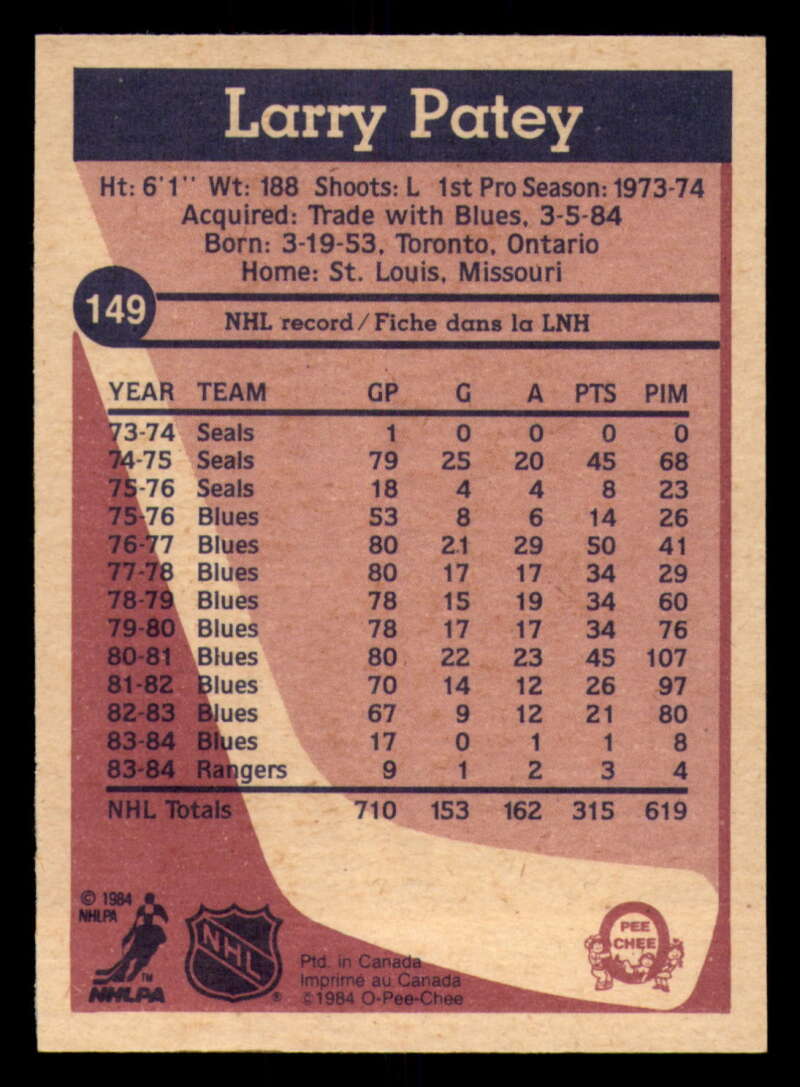 1984-85 O-Pee-Chee Hockey - #1 - #155 - Complete your set - Pick your card - Picture 479 of 495