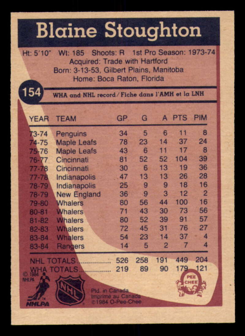 1984-85 O-Pee-Chee Hockey - #1 - #155 - Complete your set - Pick your card - Picture 493 of 495