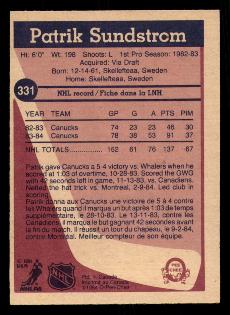 1984-85 O-Pee-Chee Hockey - #331 - #396 - Complete your set - Pick your card - Picture 5 of 181