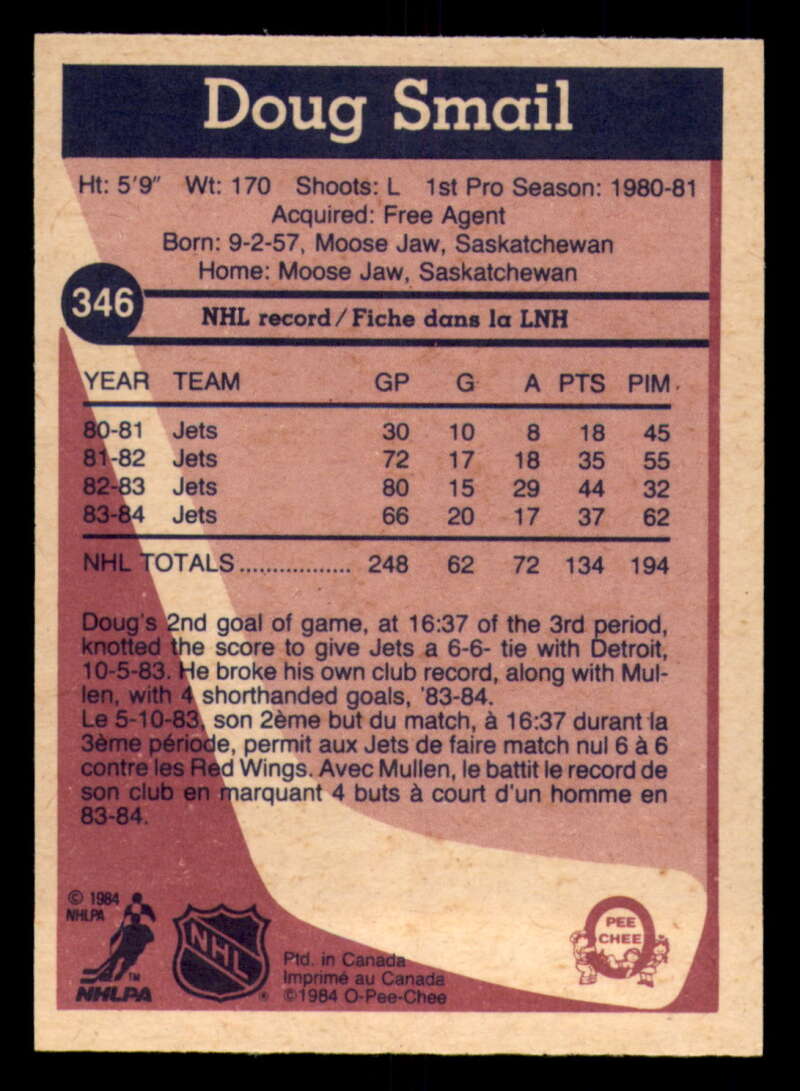 1984-85 O-Pee-Chee Hockey - #331 - #396 - Complete your set - Pick your card - Picture 43 of 181