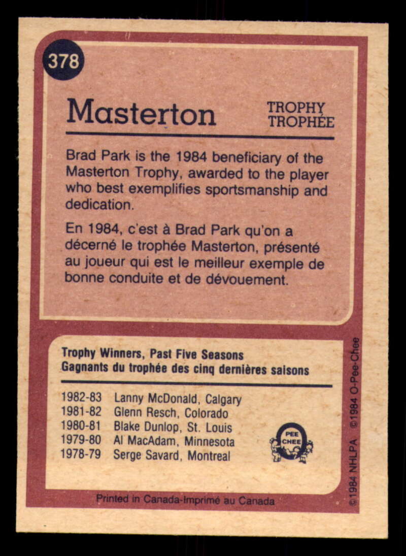 1984-85 O-Pee-Chee Hockey - #331 - #396 - Complete your set - Pick your card - Picture 137 of 181