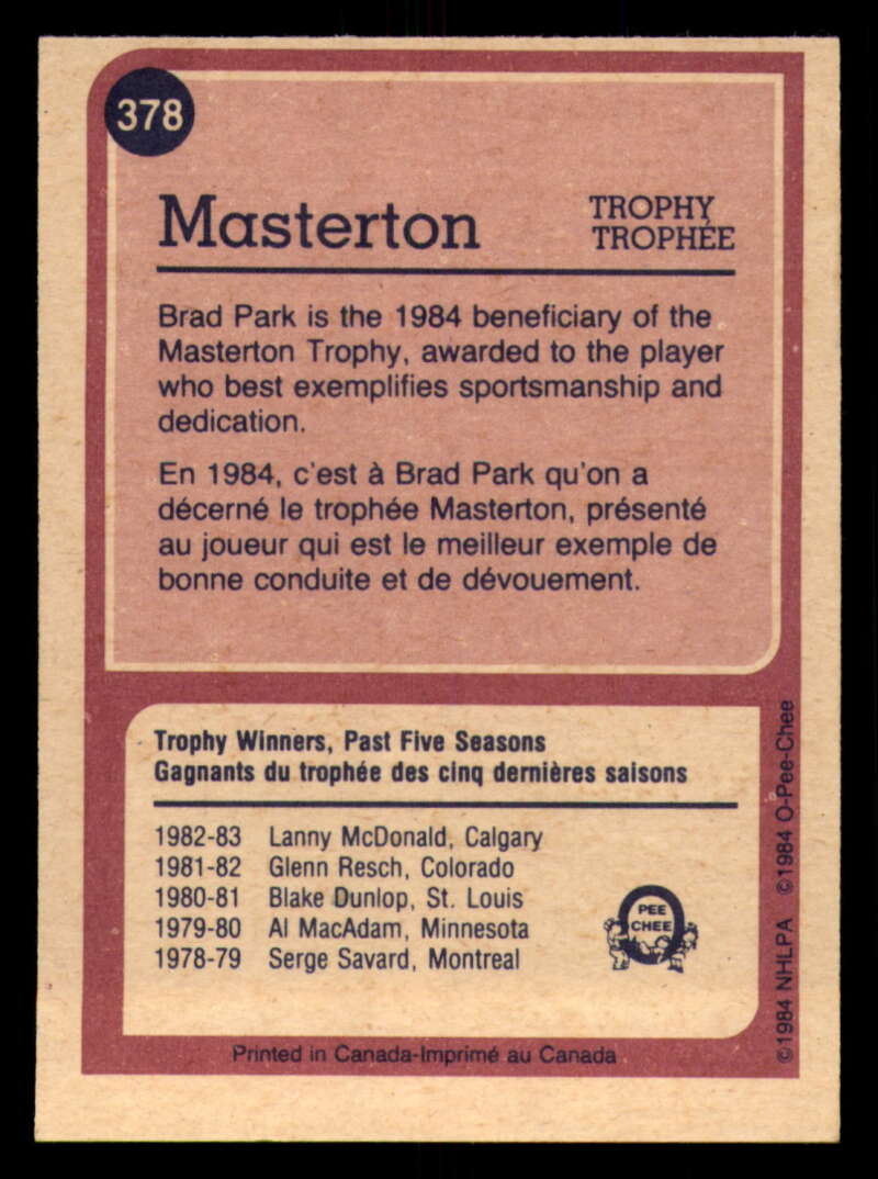 1984-85 O-Pee-Chee Hockey - #331 - #396 - Complete your set - Pick your card - Picture 139 of 181