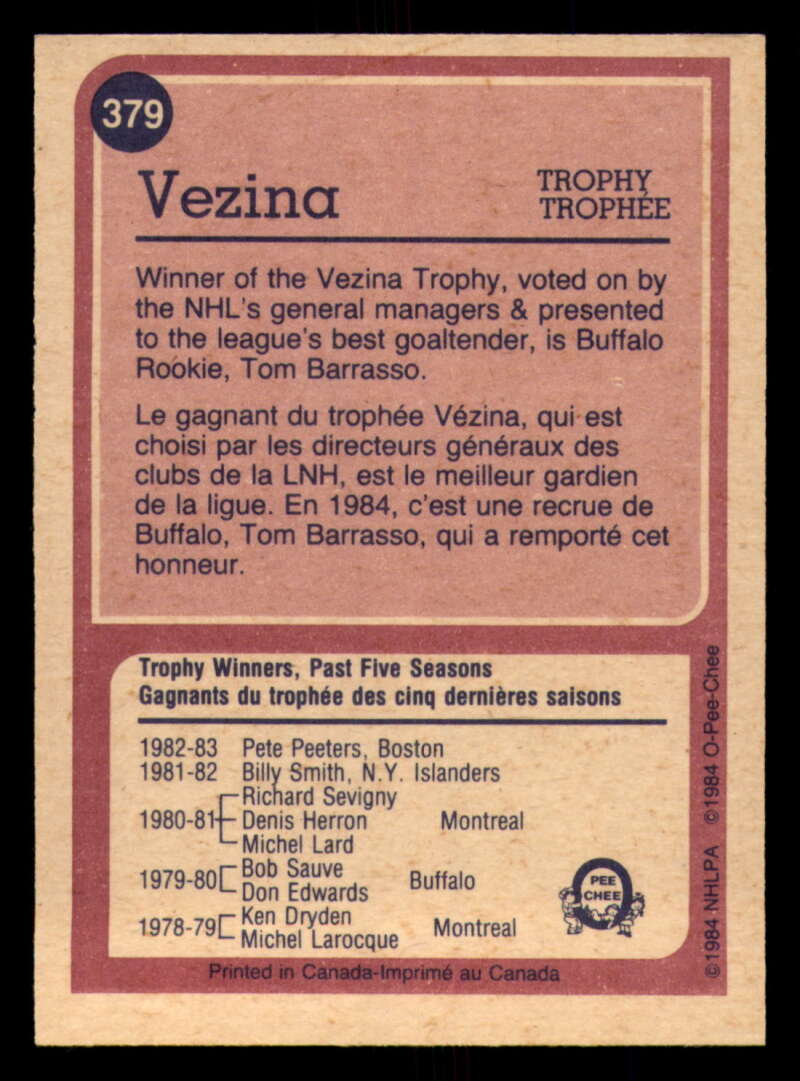 1984-85 O-Pee-Chee Hockey - #331 - #396 - Complete your set - Pick your card - Picture 141 of 181