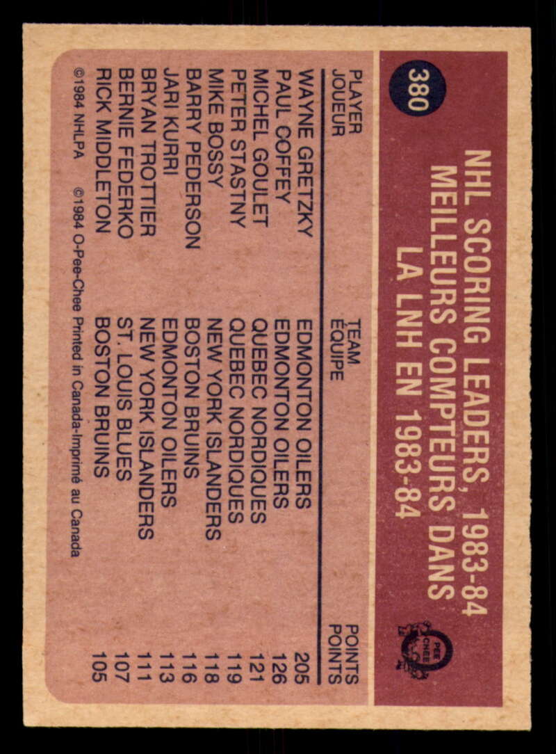 1984-85 O-Pee-Chee Hockey - #331 - #396 - Complete your set - Pick your card - Picture 143 of 181