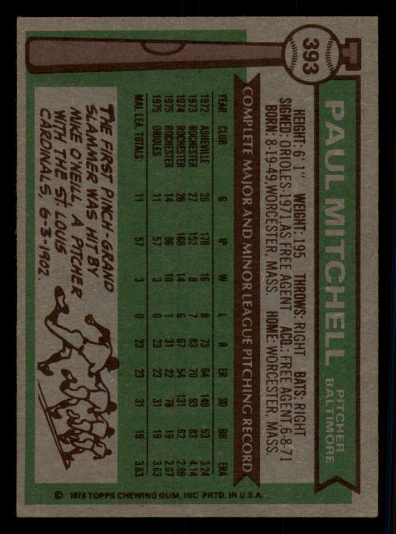 1976 Topps Baseball #391 to #450 - Complete your set - Pick your card - Picture 19 of 465