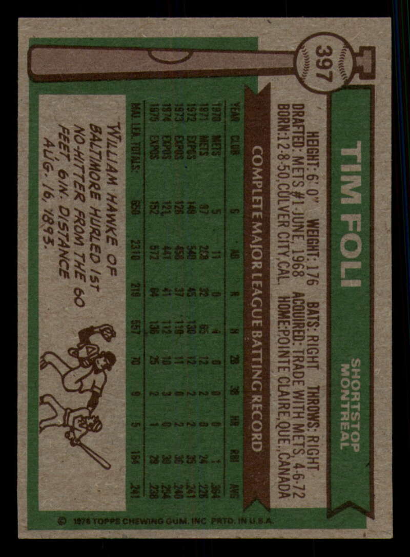 1976 Topps Baseball #391 to #450 - Complete your set - Pick your card - Picture 49 of 465