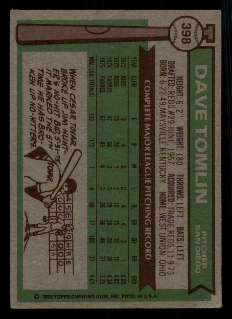 1976 Topps Baseball #391 to #450 - Complete your set - Pick your card - Picture 63 of 465