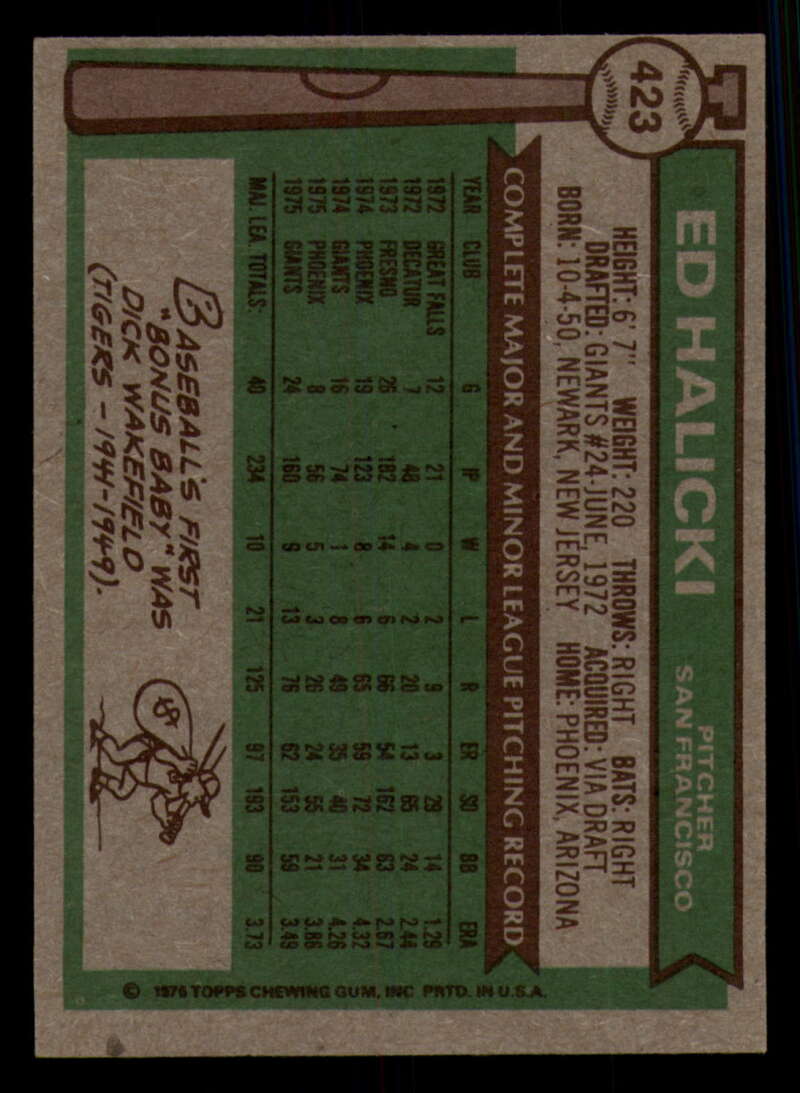 1976 Topps Baseball #391 to #450 - Complete your set - Pick your card - Picture 263 of 465