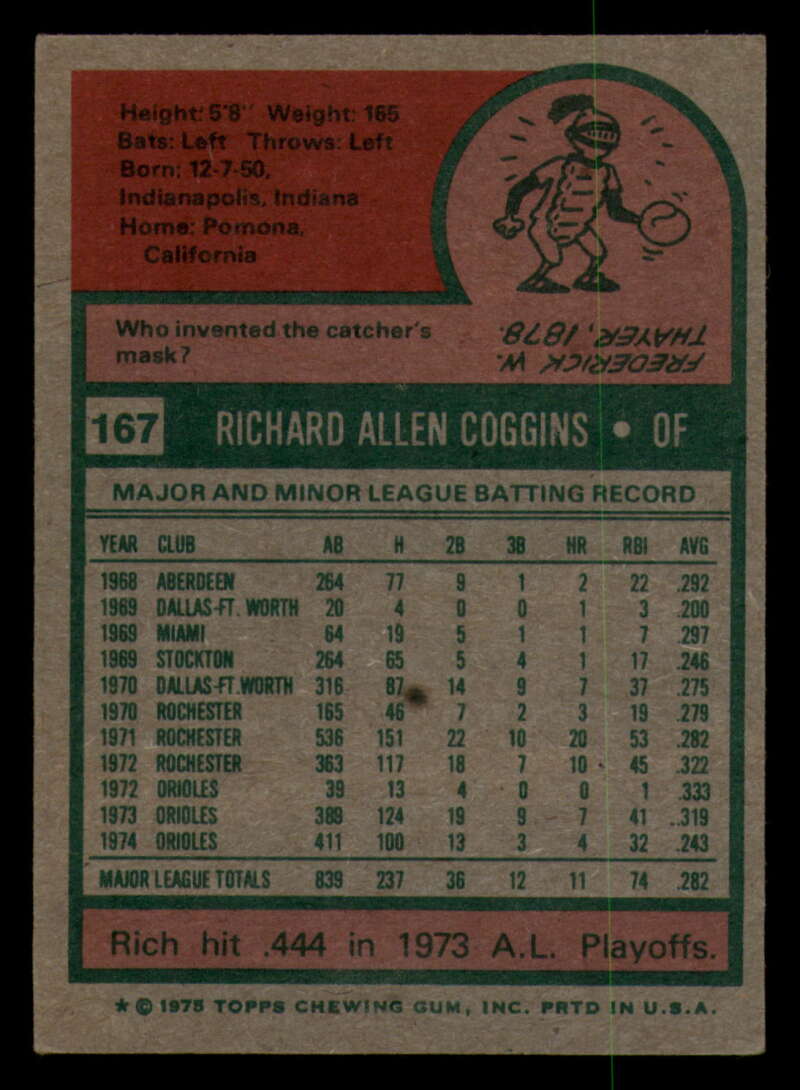 1975 Topps Baseball #166 - #259 - Complete your set - Pick your card - Picture 35 of 451