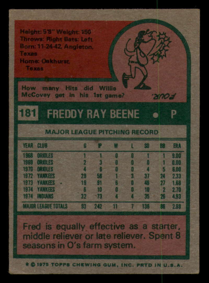 1975 Topps Baseball #166 - #259 - Complete your set - Pick your card - Picture 119 of 451