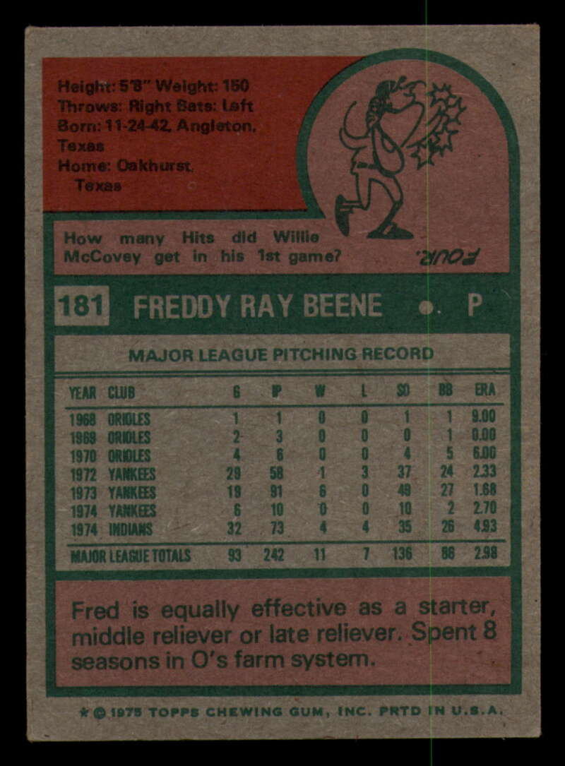 1975 Topps Baseball #166 - #259 - Complete your set - Pick your card - Picture 121 of 451