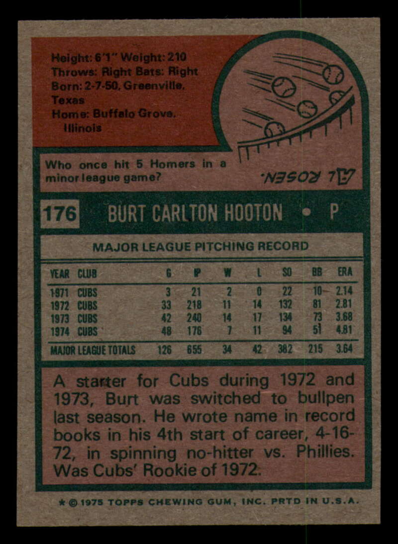 1975 Topps Baseball #166 - #259 - Complete your set - Pick your card - Picture 85 of 451