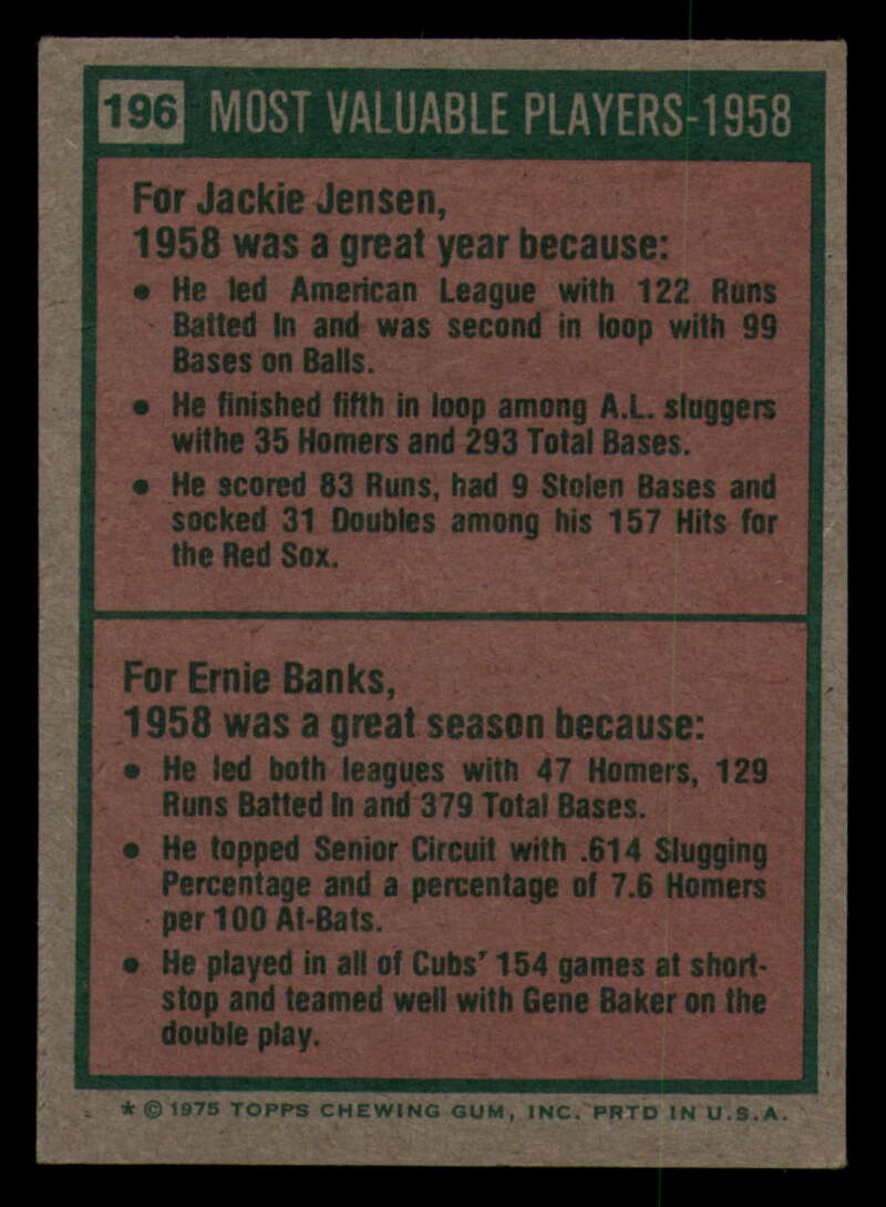 1975 Topps Baseball #166 - #259 - Complete your set - Pick your card - Picture 195 of 451