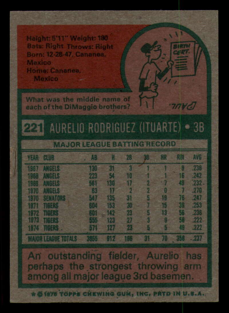 1975 Topps Baseball #166 - #259 - Complete your set - Pick your card - Picture 251 of 451