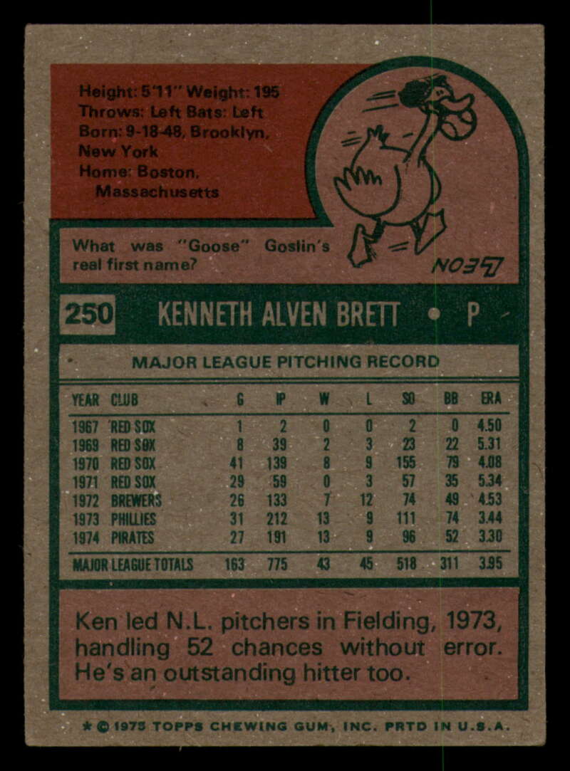 1975 Topps Baseball #166 - #259 - Complete your set - Pick your card - Picture 377 of 451