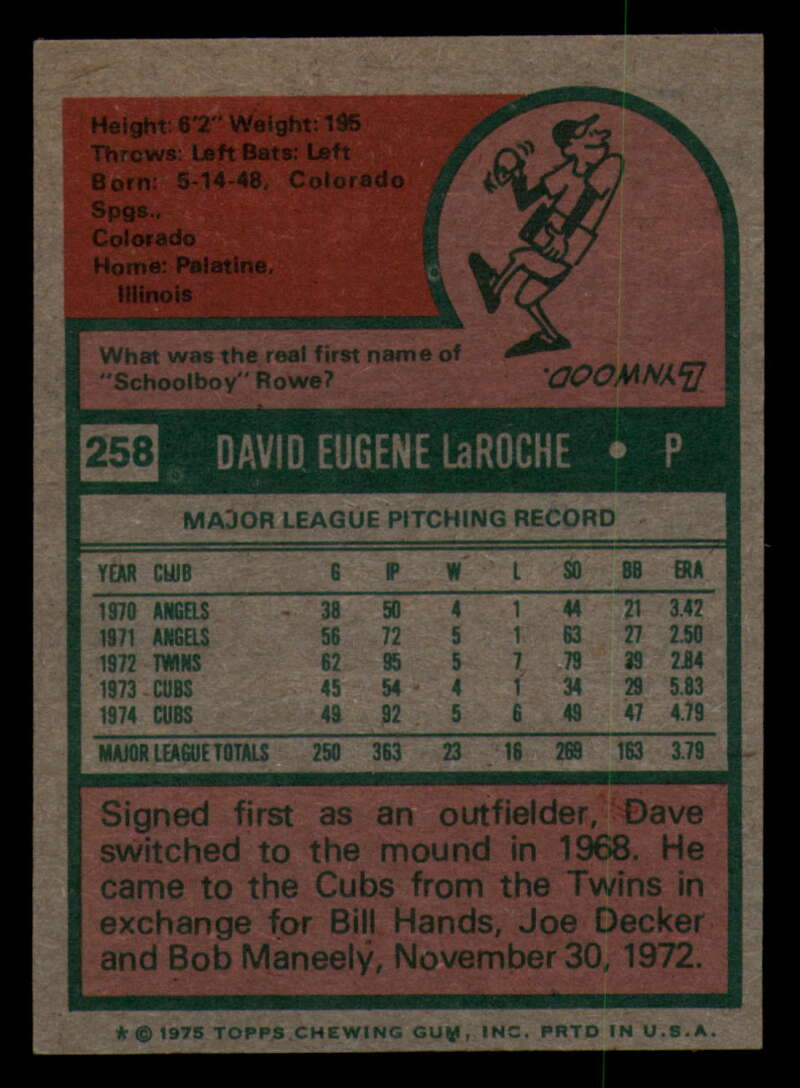 1975 Topps Baseball #166 - #259 - Complete your set - Pick your card - Picture 437 of 451