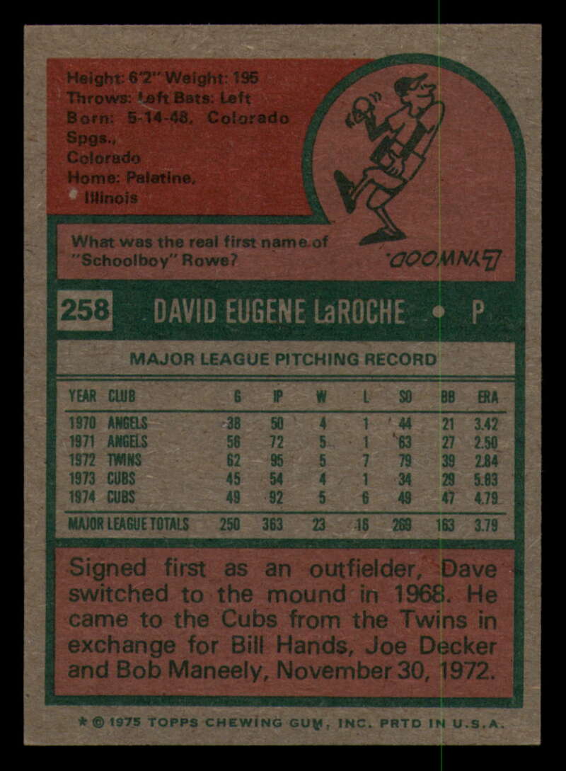 1975 Topps Baseball #166 - #259 - Complete your set - Pick your card - Picture 439 of 451