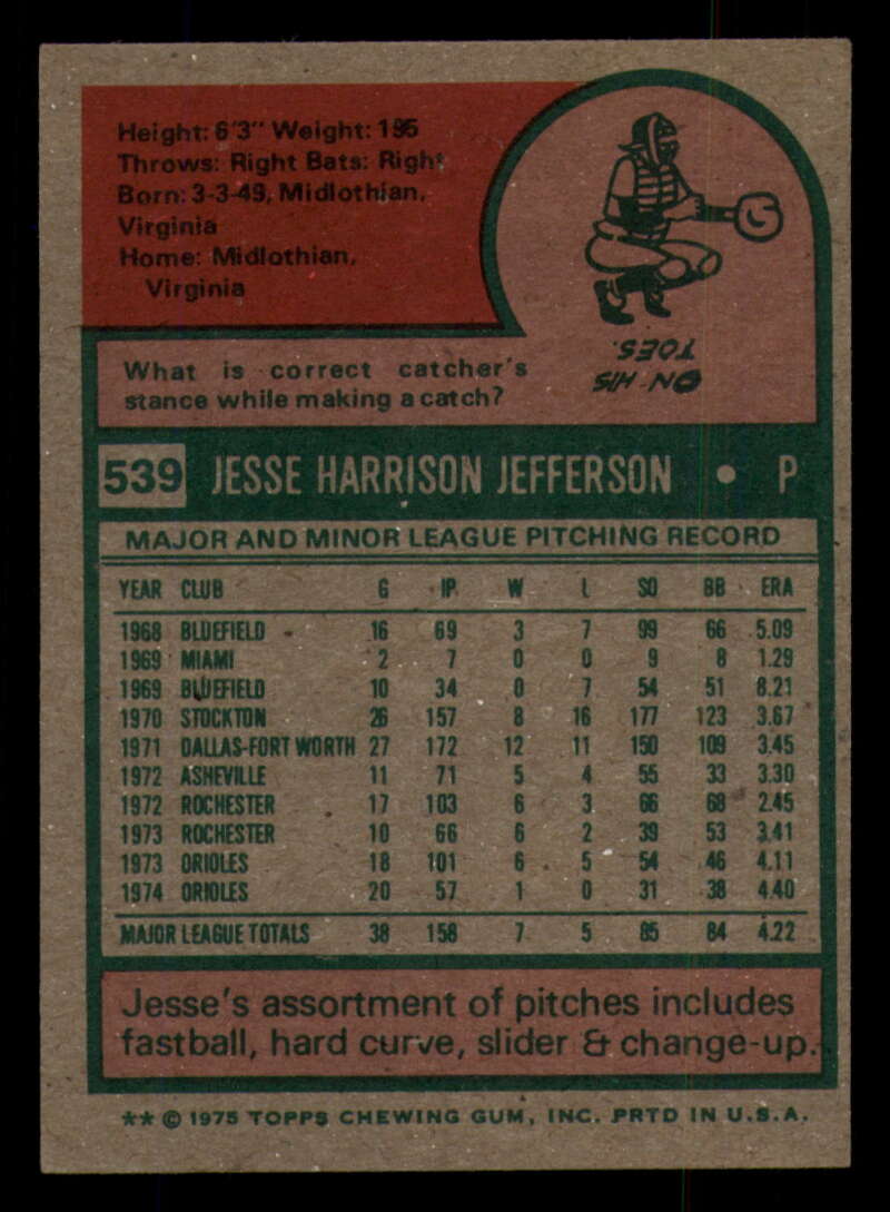 1975 Topps Baseball #516 - #585 - Complete your set - Pick your card - Picture 161 of 489