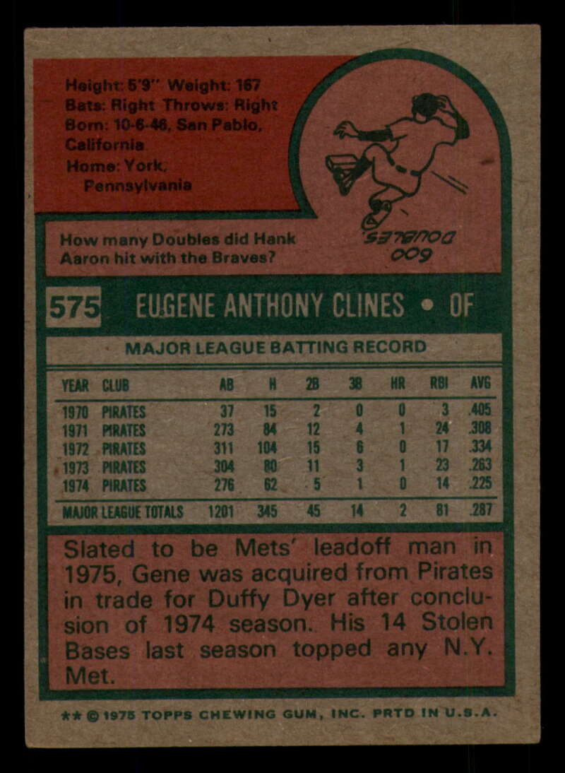 1975 Topps Baseball #516 - #585 - Complete your set - Pick your card - Picture 411 of 489