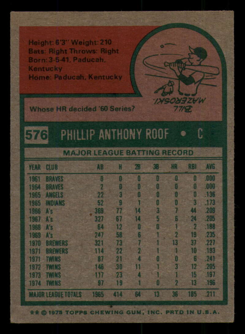 1975 Topps Baseball #516 - #585 - Complete your set - Pick your card - Picture 419 of 489