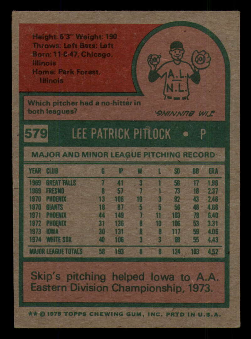 1975 Topps Baseball #516 - #585 - Complete your set - Pick your card - Picture 439 of 489