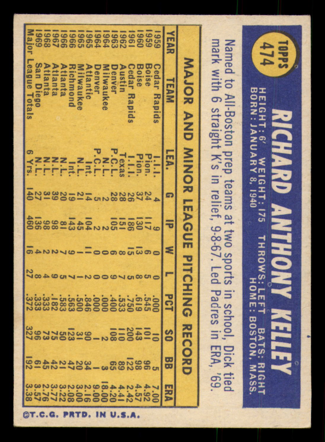 1970 Topps Baseball - #451 to #720 - Complete your set - Pick your card - Picture 47 of 253