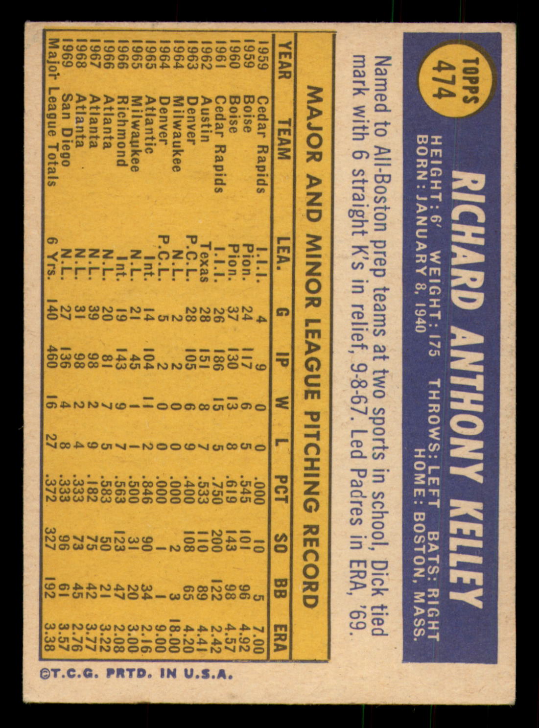 1970 Topps Baseball - #451 to #720 - Complete your set - Pick your card - Picture 53 of 253