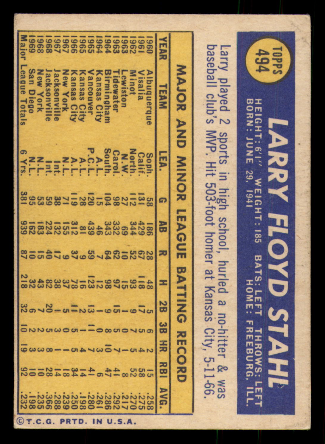 1970 Topps Baseball - #451 to #720 - Complete your set - Pick your card - Picture 75 of 253