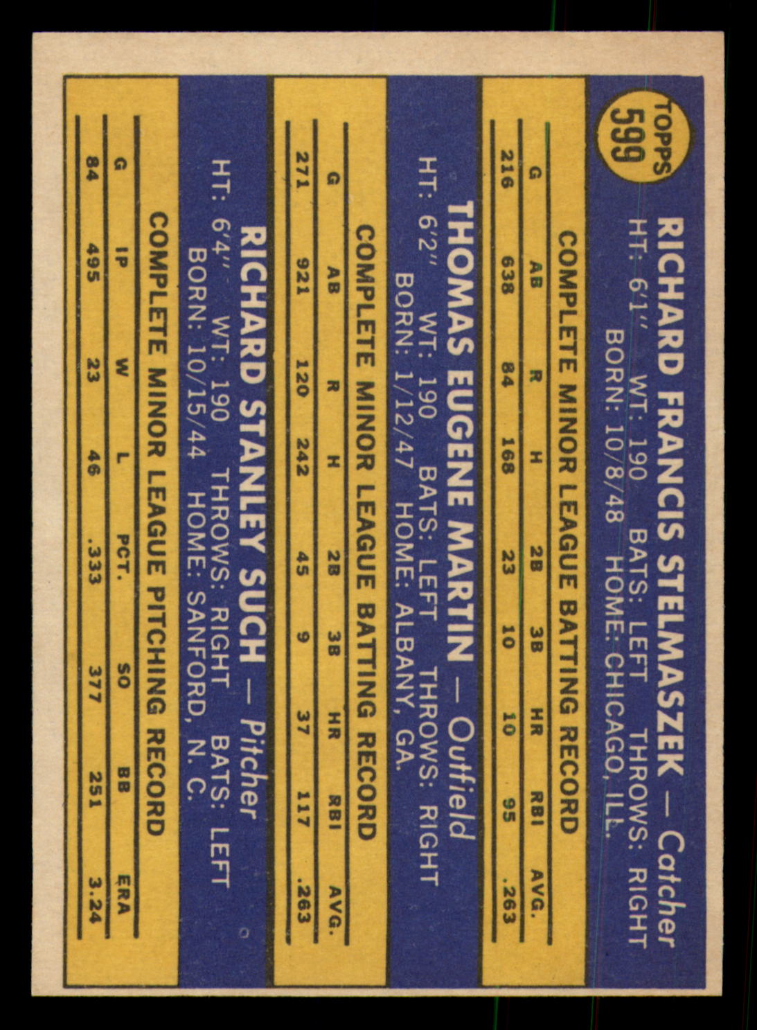 1970 Topps Baseball - #451 to #720 - Complete your set - Pick your card - Picture 181 of 253