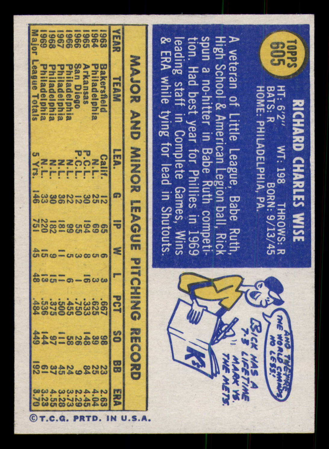 1970 Topps Baseball - #451 to #720 - Complete your set - Pick your card - Picture 187 of 253