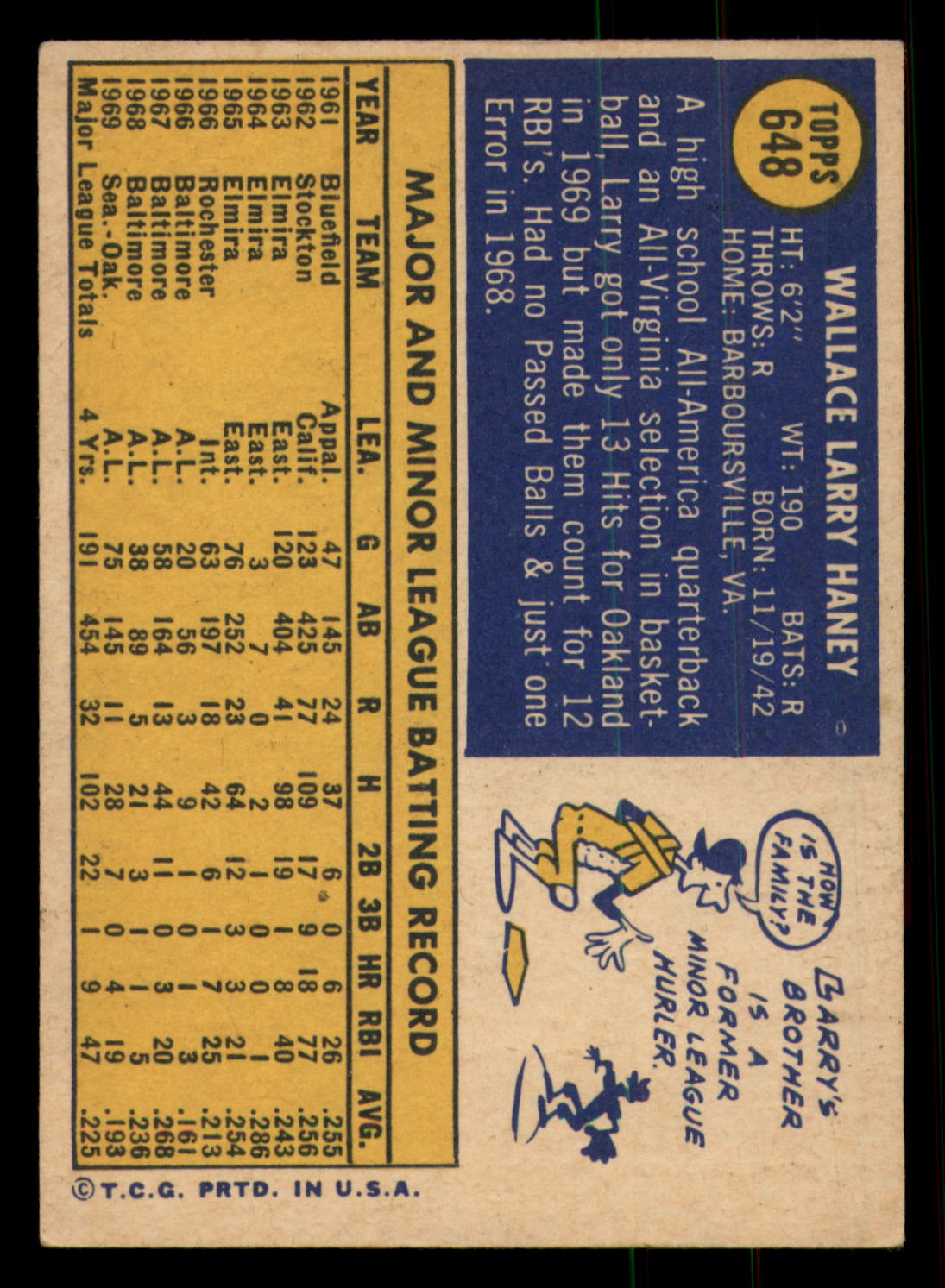 1970 Topps Baseball - #451 to #720 - Complete your set - Pick your card - Picture 229 of 253