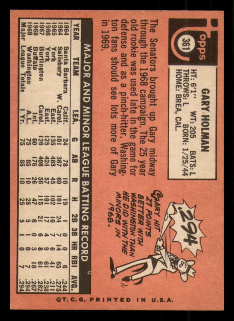 1969 Topps Baseball #306- #449 - Complete your set - Pick your card - Picture 189 of 457