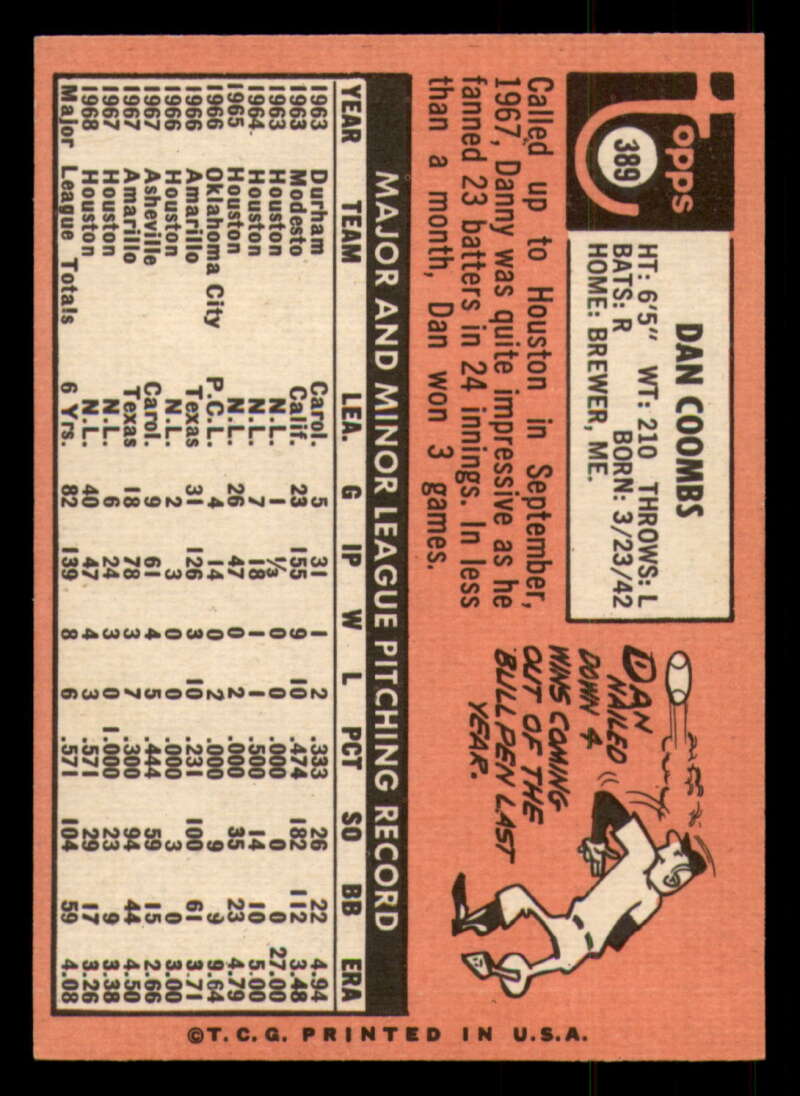 1969 Topps Baseball #306- #449 - Complete your set - Pick your card - Picture 309 of 457