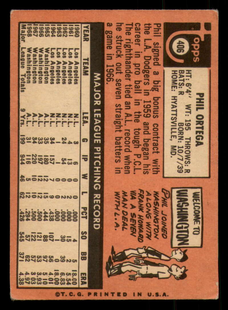 1969 Topps Baseball #306- #449 - Complete your set - Pick your card - Picture 381 of 457