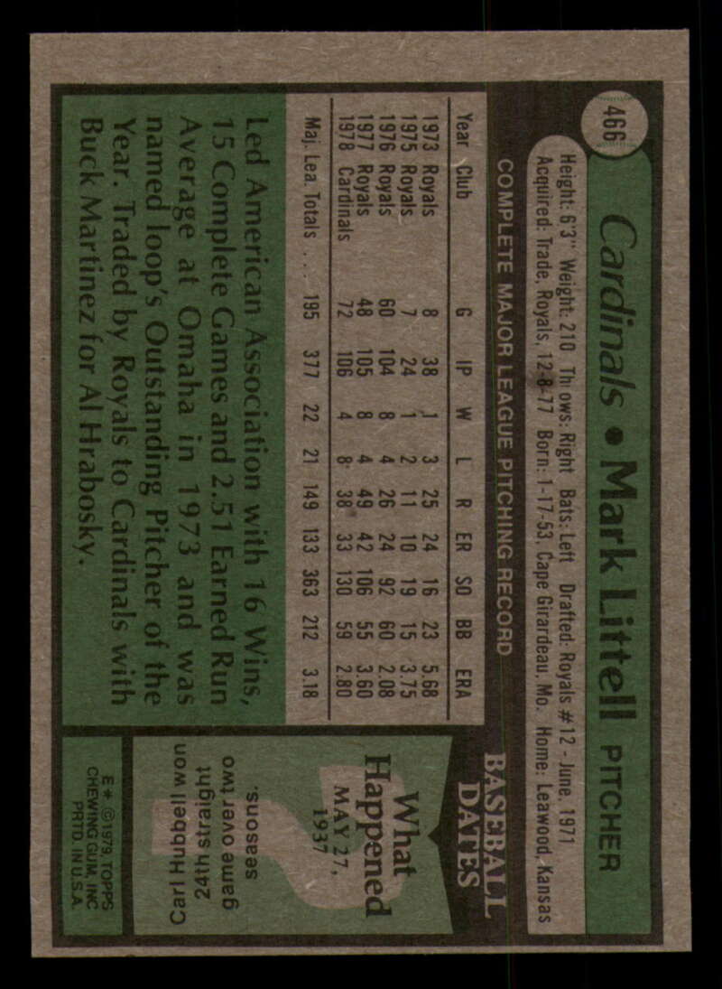 1979 Topps Baseball #451  to  #500 - Complete your set - Pick your card - Picture 161 of 489