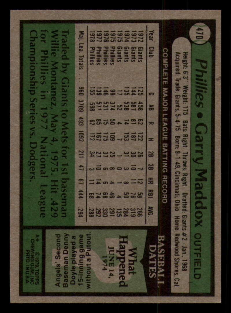 1979 Topps Baseball #451  to  #500 - Complete your set - Pick your card - Picture 205 of 489